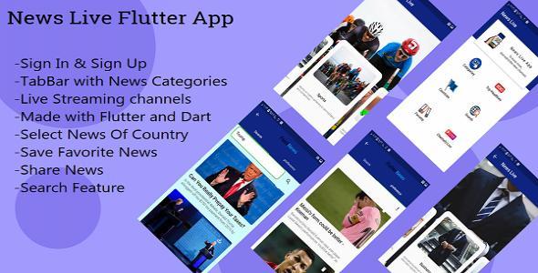 News Live Flutter App